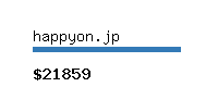 happyon.jp Website value calculator