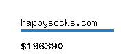 happysocks.com Website value calculator