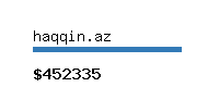 haqqin.az Website value calculator