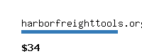 harborfreighttools.org Website value calculator