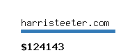 harristeeter.com Website value calculator