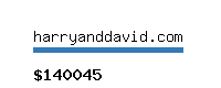 harryanddavid.com Website value calculator