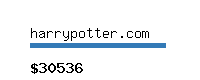 harrypotter.com Website value calculator