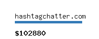 hashtagchatter.com Website value calculator