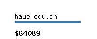 haue.edu.cn Website value calculator