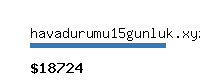 havadurumu15gunluk.xyz Website value calculator