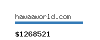 hawaaworld.com Website value calculator