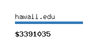 hawaii.edu Website value calculator