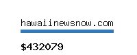 hawaiinewsnow.com Website value calculator