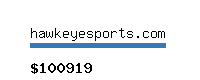 hawkeyesports.com Website value calculator