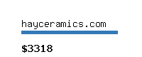 hayceramics.com Website value calculator