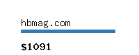 hbmag.com Website value calculator