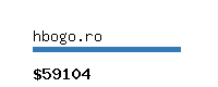 hbogo.ro Website value calculator