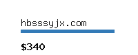 hbsssyjx.com Website value calculator