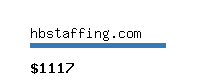 hbstaffing.com Website value calculator