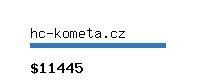 hc-kometa.cz Website value calculator