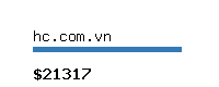 hc.com.vn Website value calculator