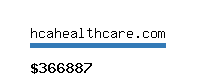 hcahealthcare.com Website value calculator