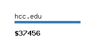 hcc.edu Website value calculator