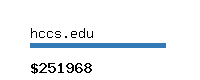 hccs.edu Website value calculator