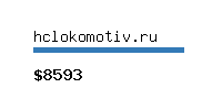 hclokomotiv.ru Website value calculator