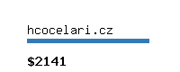 hcocelari.cz Website value calculator