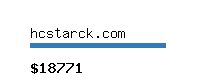 hcstarck.com Website value calculator