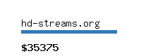 hd-streams.org Website value calculator