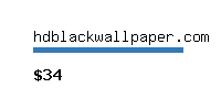 hdblackwallpaper.com Website value calculator