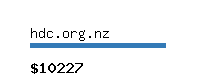 hdc.org.nz Website value calculator