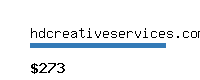 hdcreativeservices.com Website value calculator