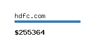 hdfc.com Website value calculator