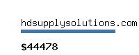 hdsupplysolutions.com Website value calculator