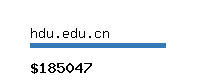 hdu.edu.cn Website value calculator