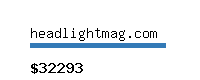 headlightmag.com Website value calculator