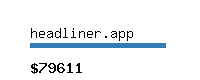 headliner.app Website value calculator