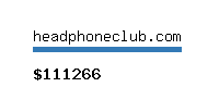 headphoneclub.com Website value calculator