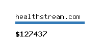 healthstream.com Website value calculator