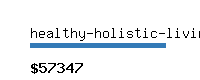 healthy-holistic-living.com Website value calculator