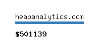 heapanalytics.com Website value calculator