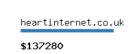 heartinternet.co.uk Website value calculator