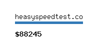 heasyspeedtest.co Website value calculator