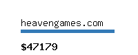 heavengames.com Website value calculator