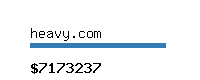 heavy.com Website value calculator