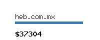 heb.com.mx Website value calculator