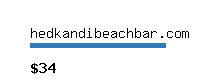 hedkandibeachbar.com Website value calculator