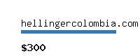 hellingercolombia.com Website value calculator