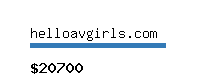 helloavgirls.com Website value calculator