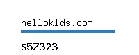 hellokids.com Website value calculator