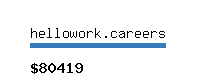 hellowork.careers Website value calculator